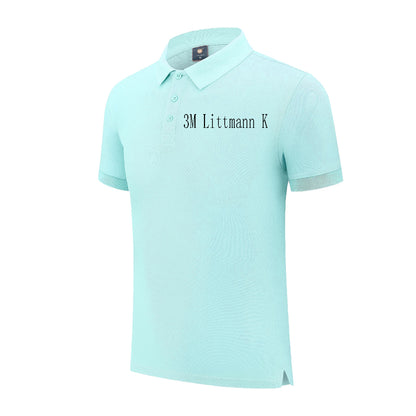 3M Littmann K Men's Linen Shirts Short Sleeve Casual Shirts Button Down Shirt for Men Beach Summer Wedding Shirt