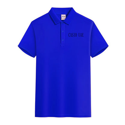 CASIO UAE Men's Linen Shirts Short Sleeve Casual Shirts Button Down Shirt for Men Beach Summer Wedding Shirt