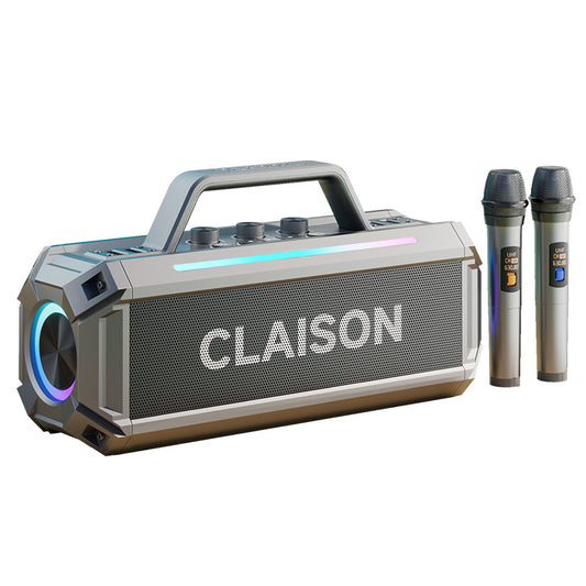 CLAISON Bluetooth Speaker High-end High-power 300w Outdoor Live Broadcast All-in-one Machine with Microphone Speaker