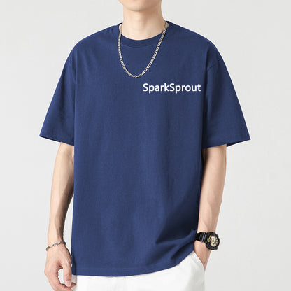 SparkSprout Men's Linen Shirts Short Sleeve Casual Shirts Button Down Shirt for Men Beach Summer Wedding Shirt