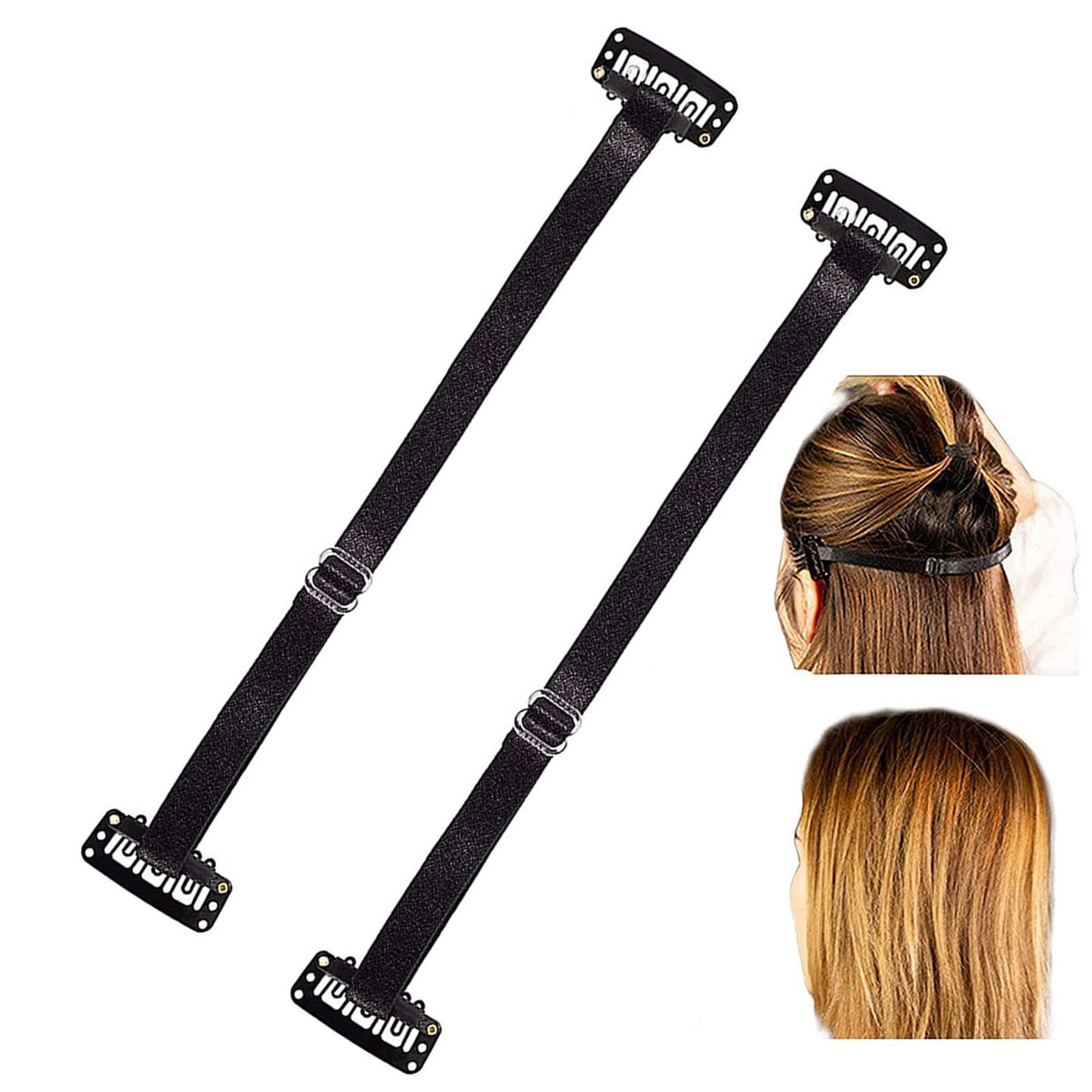 Tiokkss Face Lift Tapes and Bands, Facelift Bands with Clips, Face Lift Tapes and Bands with Clip(Single Belt, Black)
