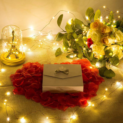 2 Pack 20M 200 LED Fairy Lights Battery Operated Ramadan Decoration Lights with Remote Waterproof 8 Modes Firefly Twinkle String Lights for Diwali Christmas Valentine's Day Gift Decoration Warm White