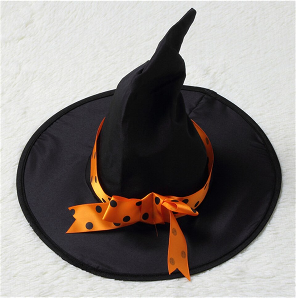 Halloween Costume for Kids Children Girls Halloween Cosplay Witch Costume Teens Baby Girl Gown Witch Dress Clothing Set Hat Pumpkin Bag Pantyhose