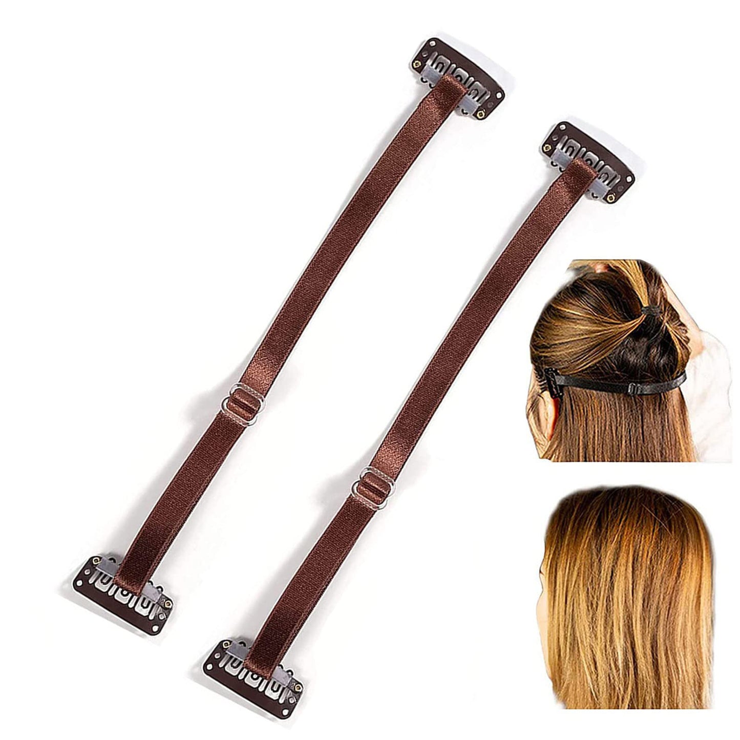 Tiokkss Face Lift Tapes and Bands, Facelift Bands with Clips, Face Lift Tapes and Bands with Clip(Single Belt, Brown)